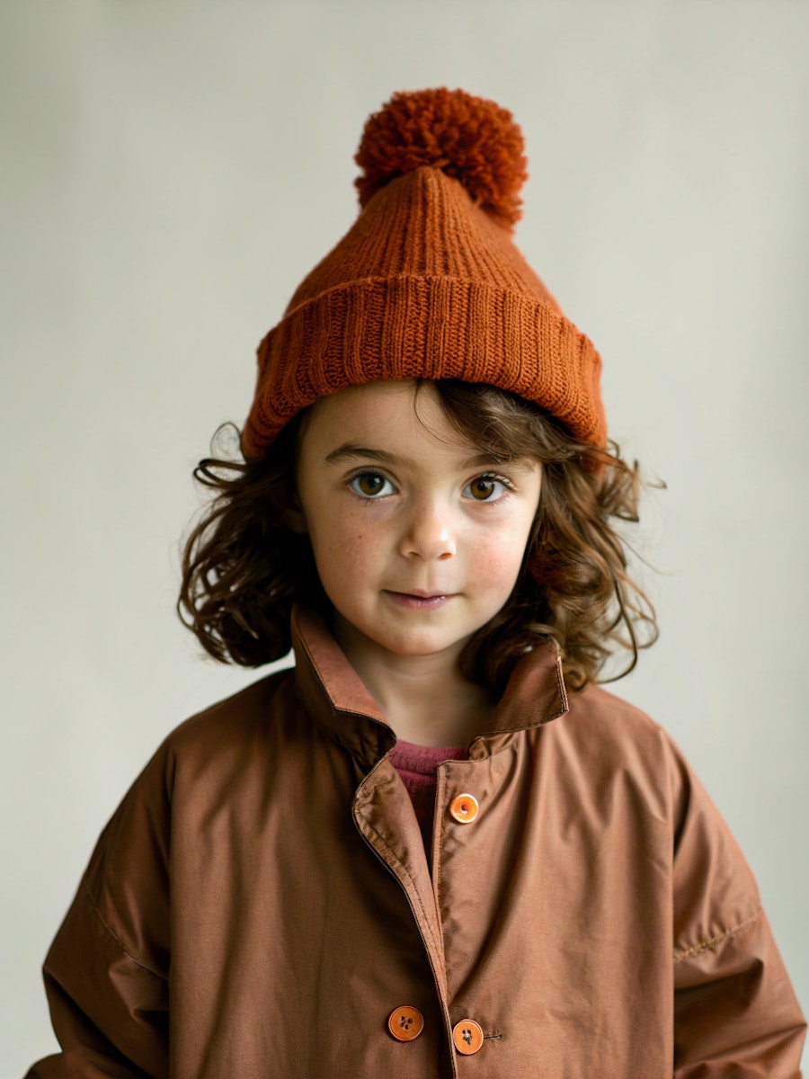 Child in Warm Attire